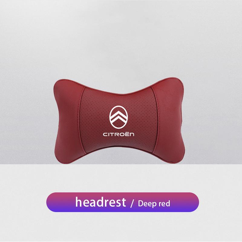 YJTHM1 1Pcs Car Seat Headrest Neck Support Pillow Soft Pad For Citroen C4 C3 C5 C5X e-C4 X e-C3 C-Elysee Berlingo C1 C6 C2 C-Crosser