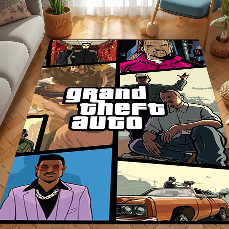 Urban Chaos Crime carpet printing Doormat Christmas gifts Bathroom mat Fashion