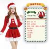 Красное Сексуальное Рождественское Платье Осеннее Платье Женское Платье на Подтяжках Женский Халат Боевой Костюм Комплект Маленькой Юбки