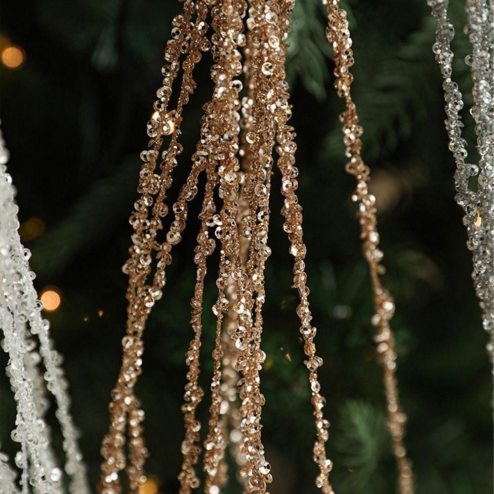 Блестки Искусственные рождественские блестящие ветки 90 см елочные украшения Домашнее украшение