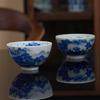 Ручная роспись Сине-белая керамическая чайная чашка Jingdezhen - Дизайн с пейзажем