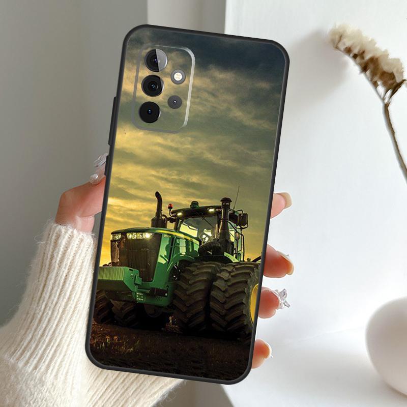 Фермерский Трактор Чехол Для Samsung Galaxy A16 A55 A06 A05 A36 A26 A54 A34 A14 A22 A32 A52 A35 A15 A53 A13 A56