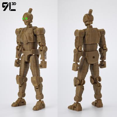 9L3D Супергерои Непобедимый Коричневый Робот Dummy13 Titan13 Lucky13 Аниме Многосуставная Трансформируемая Игрушка Фигурки Действия Подарки на День Рождения