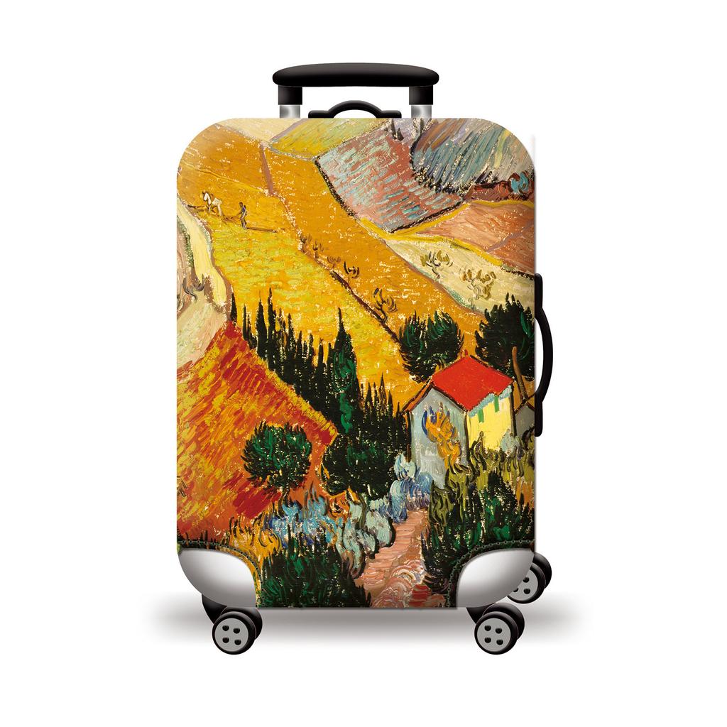 Эластичный чехол для чемодана Пылезащитный защитный рукав для чемодана 18-32 дюйма Защитник Утолщенные чехлы для чемоданов из спандекса