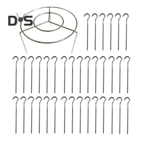 Подставка для шампуров для аэрофритюрницы Вертикальный держатель для гриля из нержавеющей стали для домашней кухни Шашлык Аксессуары для аэрофритюрницы для любителей барбекю