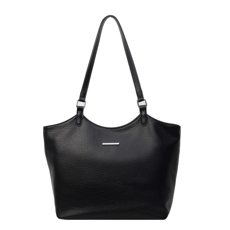 Retro Handbag Bag Texture Large Capacity Women's Bag New Simple Commuter Bag Fashion Shoulder Armpit Bag