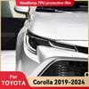 Для TOYOTA COROLLA E210 2019-2024 Защитная пленка для фар автомобиля из прозрачного ТПУ, пленка для изменения цвета передних фар