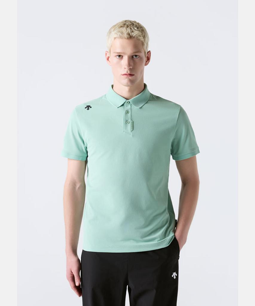 DESCENTE Tough Polo Short Sleeve T-Shirt Green Sr323Ups71 (B Type)