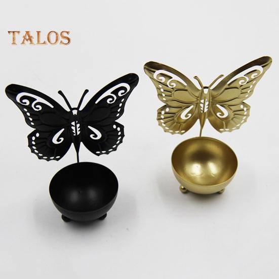 Подсвечник, устойчивое основание, украшение, термостойкий, красивый декоративный подсвечник, чашка, подсвечник, реквизит для фотосъемки