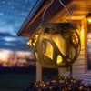 Solar Lantern Solar Hangable Lanterns Outdoor Waterproof 4x Light Backyard Patio Garden Fence Tree Decoration For Balcony Porch