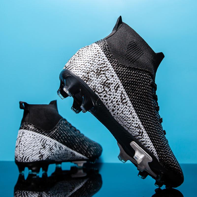 Мужские футбольные бутсы Сверхлегкие футбольные бутсы большого размера. Кроссовки для мальчиков. Нескользящие футбольные бутсы AG/TF. Ботильоны унисекс.