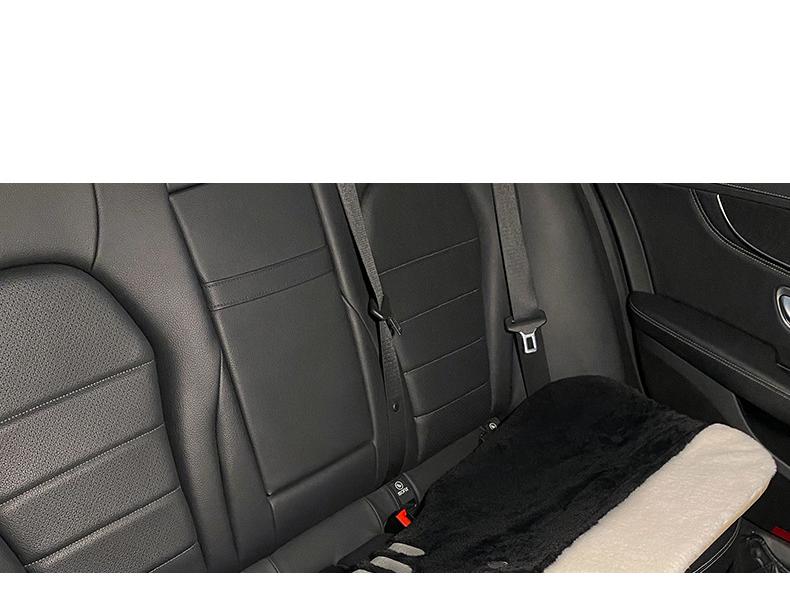 Universal Cute Cat Paw Plush Car Seat Cushion with Heating for Women - Four Seasons Use