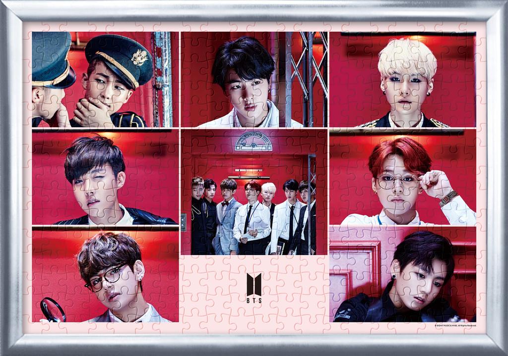 Epoch Пазл из 300 деталей BTS The Most Beautiful Moment в 2 шт. с клеем и шпателем EPOCH Life. (26 38см) 28-705