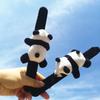 Cartoon Panda Hair Hoop Headband Furry Hairpin Scrunchie Barrette Alloy Brooch Styling Accessories for Women Girls