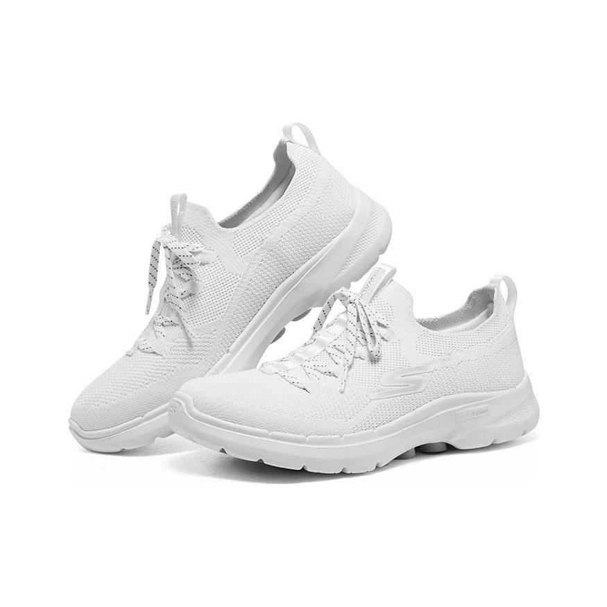 Skechers Go Walk Radiant Summer 'Белый Серебристый' Женские 124620-WSL