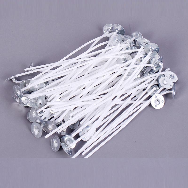 Настраиваемый набор плотно сплетенных гальванизированных фитилей для свечей, 2,6-20 см, 100 штук