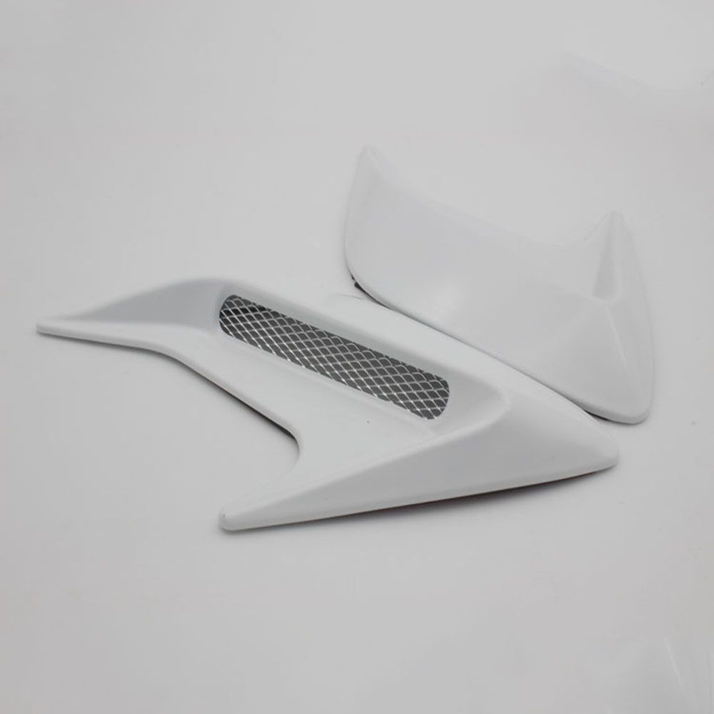 1 pair Hood Shark Gill Air Flow Intake Air Inlet Side Vent Simulation Car Stickers