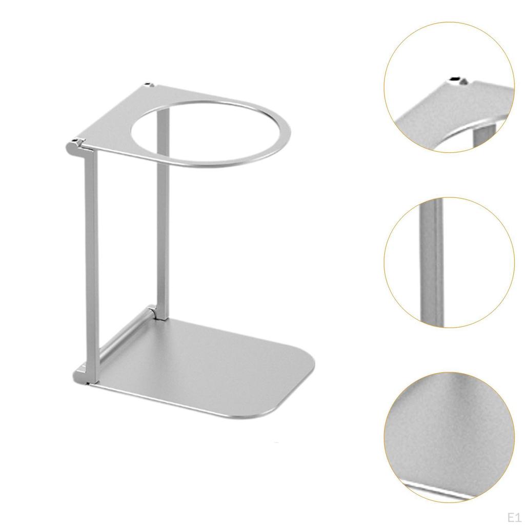 Складная алюминиевая ручная кофемашина с кронштейном для заваривания кофе, небольшая подставка, ручная кофемашина для