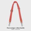 Adjustable 2.5cm Solid Color Canvas Crossbody Bag Strap Replacement