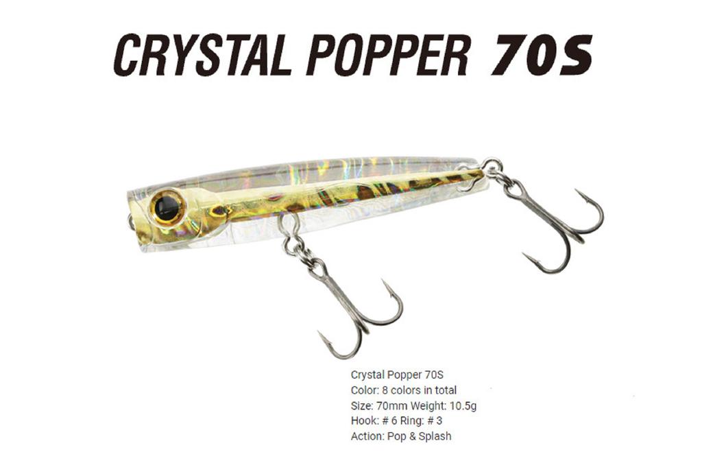 Bassday Тонущая приманка Crystal Popper 70S 10,5 грамм C-430 (1080)