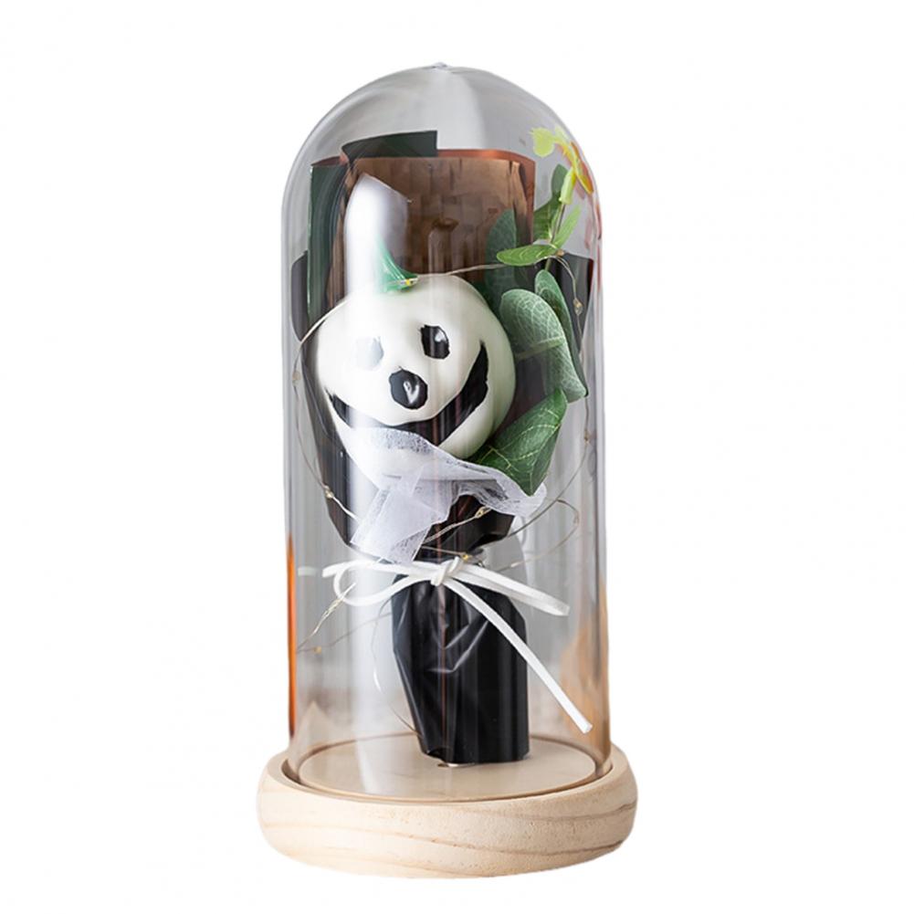 Handmade Halloween Ornaments Halloween Pumpkin Decorations Handmade Glowing Pumpkin Cute Ghost Light for Indoor Home