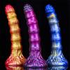 Female Spring Bamboo Shoots Small Simulation Eggless Dildo Dildo Super Soft Mixed Color Manual Masturbator