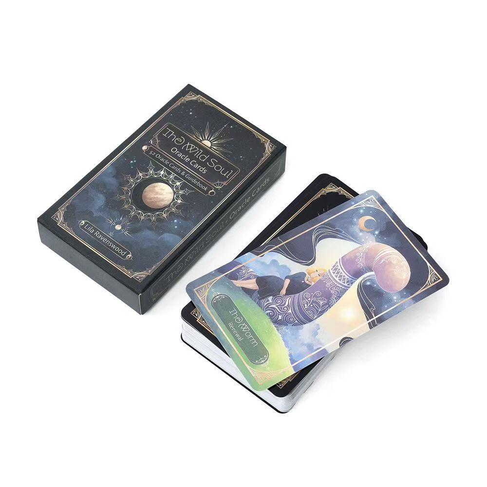 10,5*6,3 см Оракул «Дикая Душа» - Колода из 52 карт с мудростью животных - Духовное руководство и инструмент для медитации для начинающих и экспертов