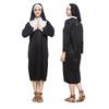 Black Father's Clothing Adult Size Cosplay Costume Gothic Style Nun Costume  Cosplay Events
