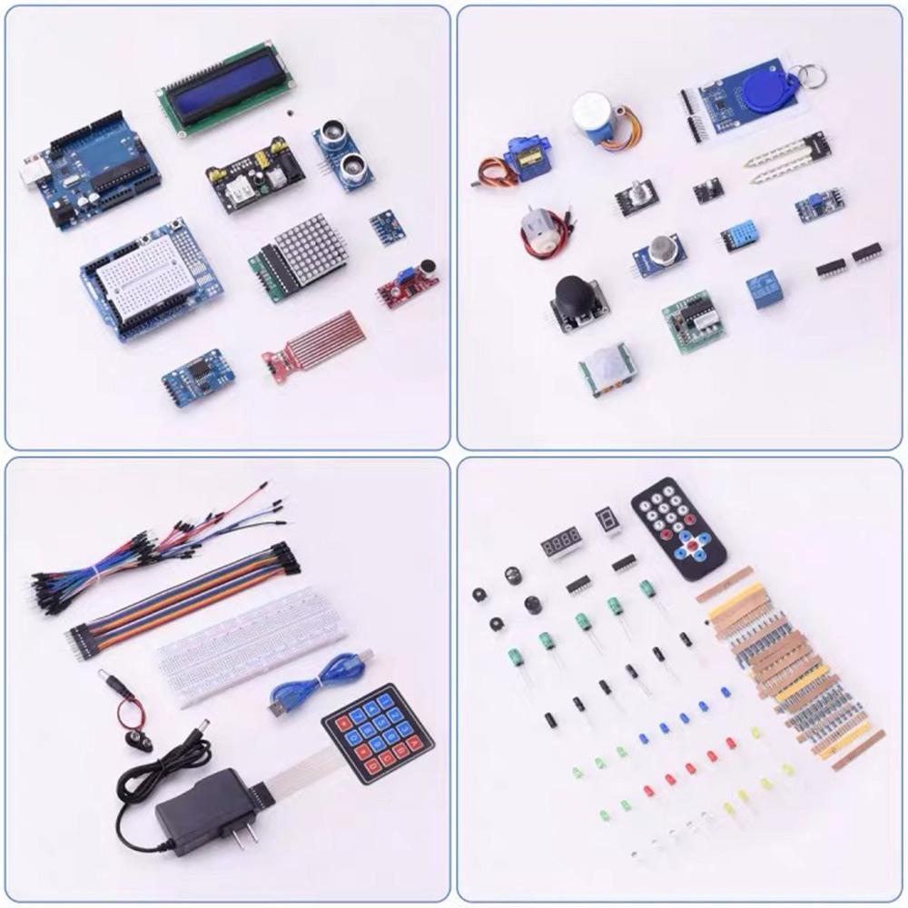 Самый полный набор для проекта программирования платы arduino Uno_R1 DIY Электронная лаборатория Умный набор для начинающих для ATmega118P