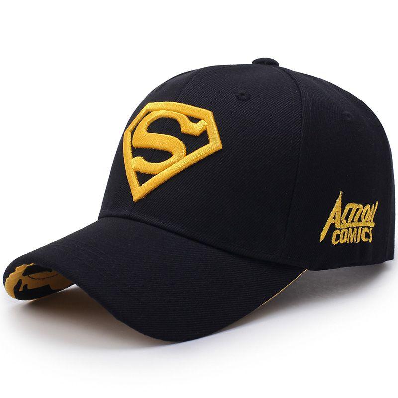 Роскошная Кепка Супергероя Супермен Snapback Вышитая Кепка Унисекс Дизайн в Стиле Стимпанк