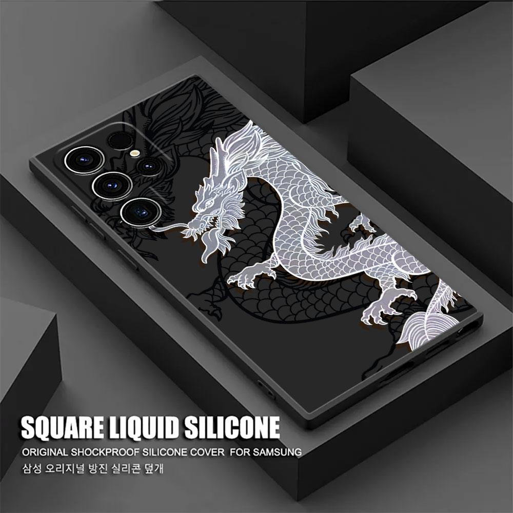 Fashion Dragon Tattoo Pattern Phone Case For Samsung Galaxy S26 Ultra Cases S25 FE S24 S23 S21 Ultra S20FE S22 S26 Plus 5G Cover