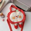 Girl cute canvas shoulder bag women funny small handbag
