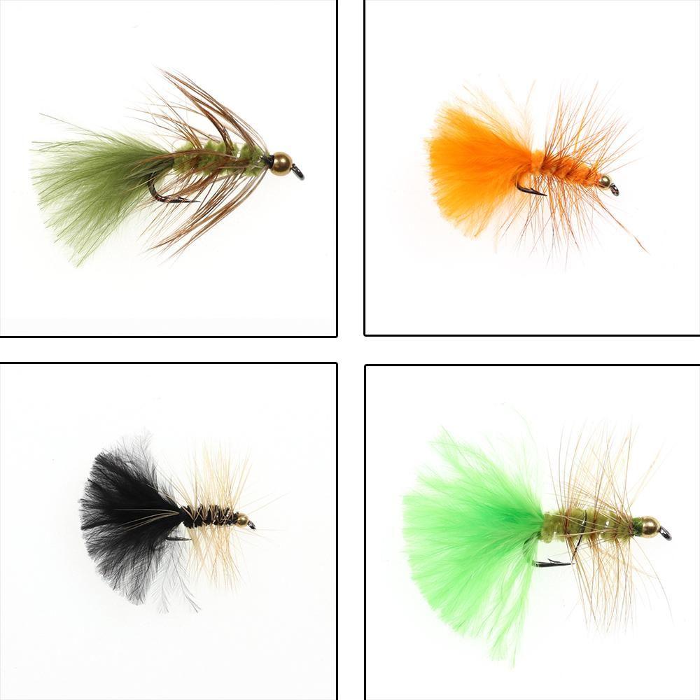 5PCS New Swimbaits Treble Hooks Insect Crank Flies Lure Bionic Bait Shrimp Fly Trout Fishing Lures