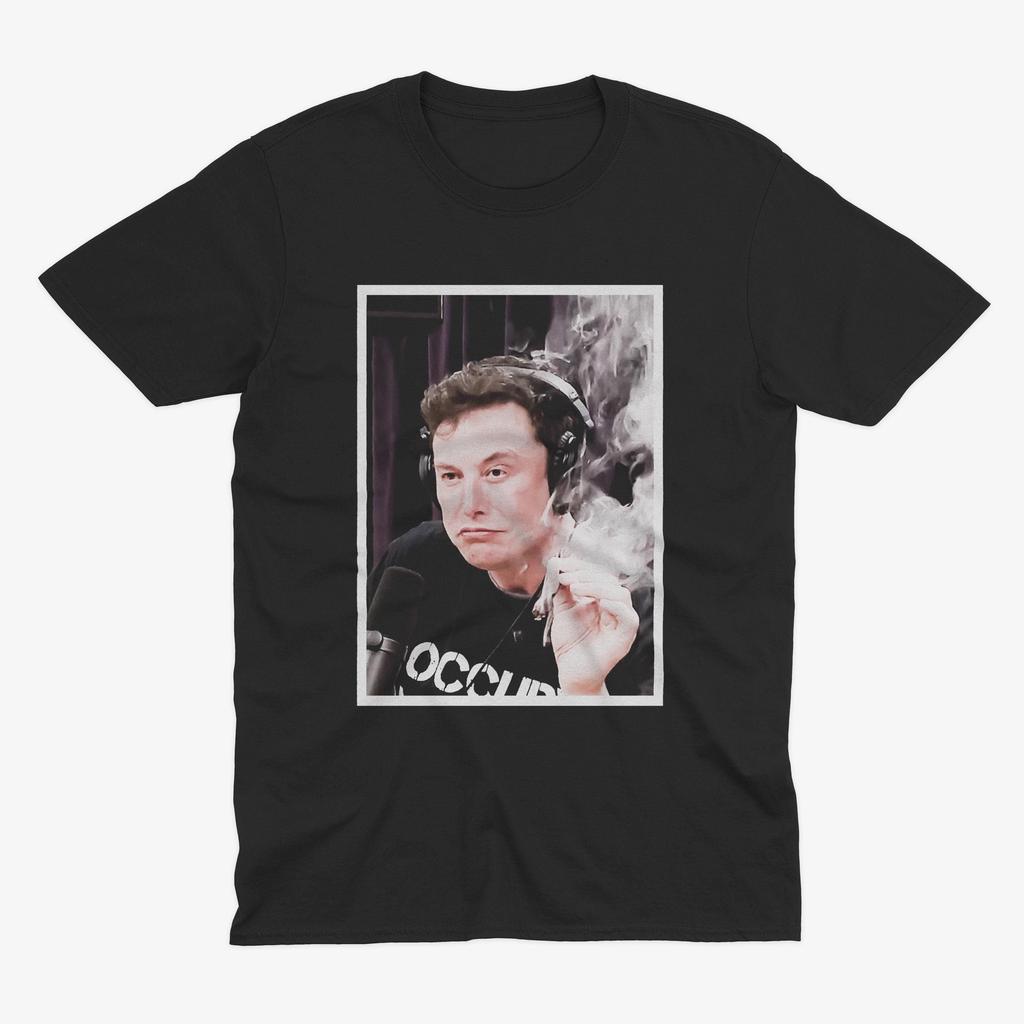 Elon Musk Smoking T Shirt, Joe Rogan Podcast, Ari Shaffir, Elon Musk T Shirt, Musk & Rogan Joe Rogan Podcast, Joe Rogan T Shirt, JRE Podcast