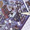 20 Scene Miniature Scene Sticker Book 3D PET Landscape Stickers  Holiday Gifts
