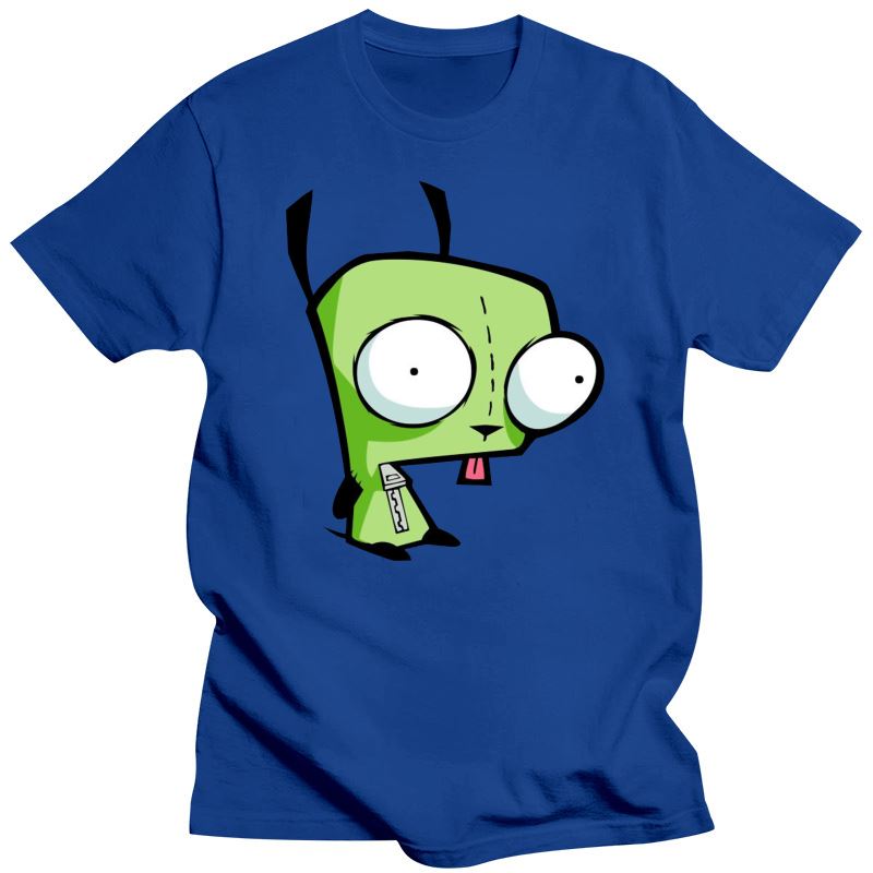 Unisexs Clothing  Gir - Hoodie (Invader Zim) T Shirt Invader Zim Tee Dog Robot Nicktoon Nicktoons Cartoon Cartoons Scene 2000s Inva