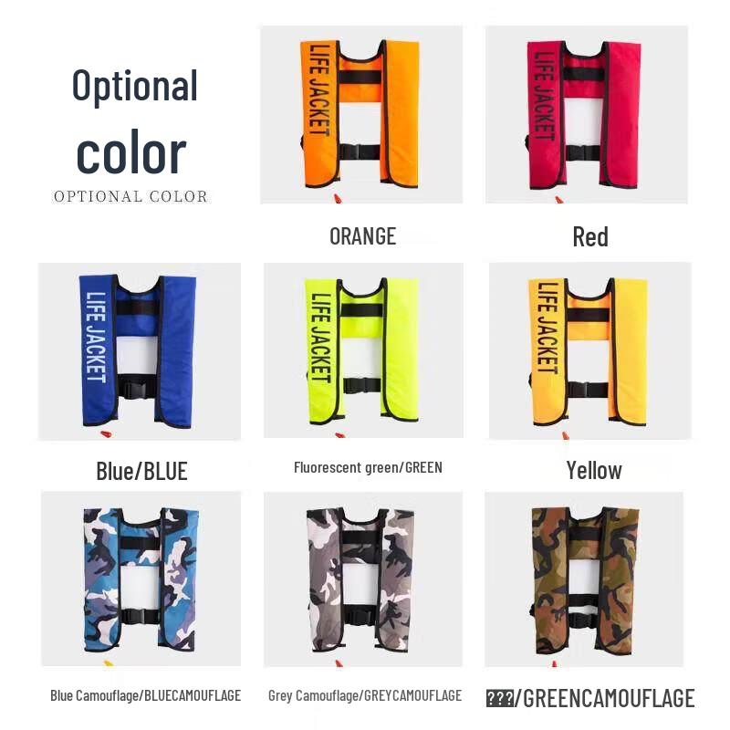 Jundingying Manual Portable Life Vest with CO2 Cylinder