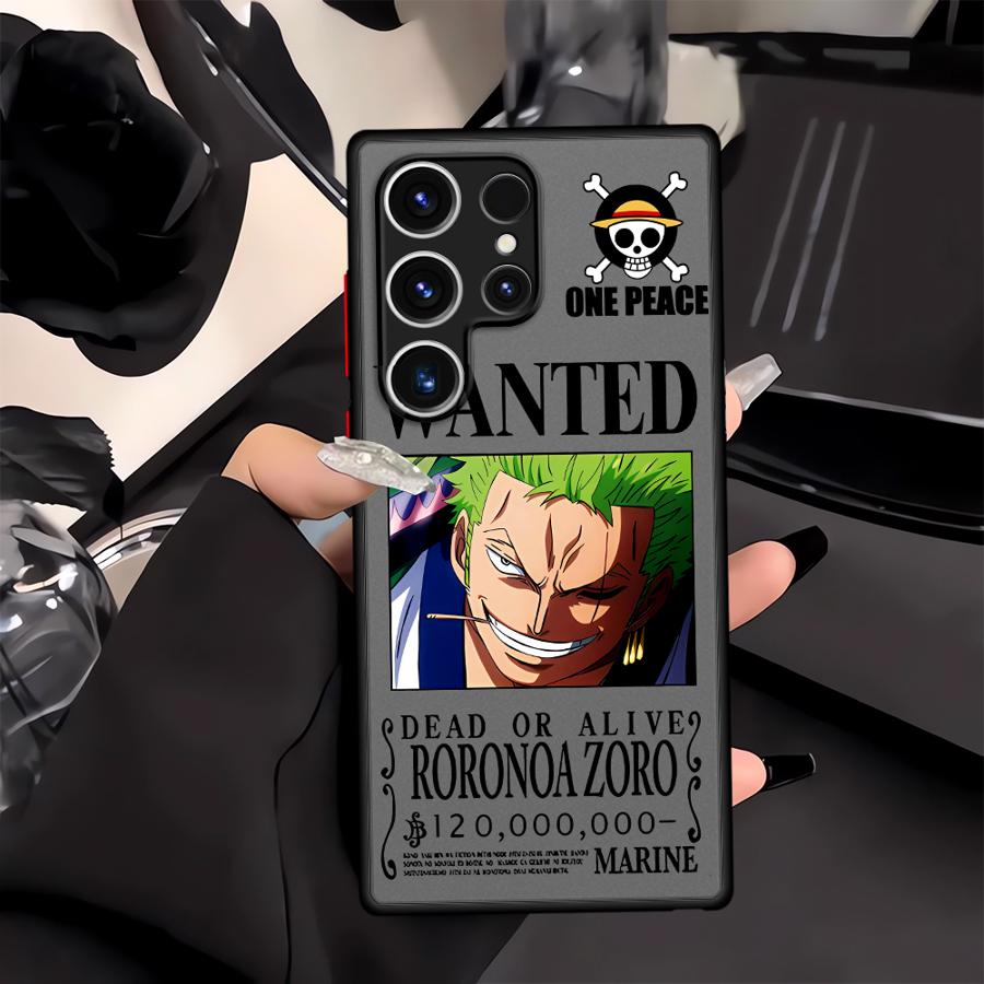 Anime One Piece Luffy Back Phone Cover Case for Samsung Galaxy S24 FE S20 S10 S21 S22 Plus S23 Ultra S9 S25 Edge