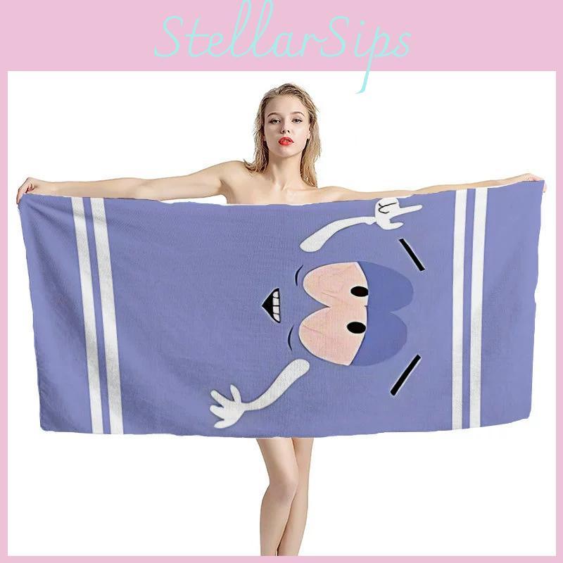 Мультяшное банное полотенце South Park с выразительным рисунком, супервпитывающее, быстросохнущее, для детей, для пляжа