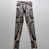 Тонкие спортивные штаны с принтом 3D Snakeskin для фитнеса и йоги