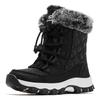 Xinpingway и Snow Winter Outdoor Снегоступы для холодной погоды, размер женский, детский, ботинки, ботинки, девочки, погода, нескользящие, черный, 19,0 см