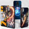 Аниме Zenless Zone Zero Чехол для Xiaomi Redmi 10A 10C 9C 12C 9A 9i 10 12 9 Prime 9T K40 Pro Черный Мягкий ТПУ Чехол для Мобильного Телефона