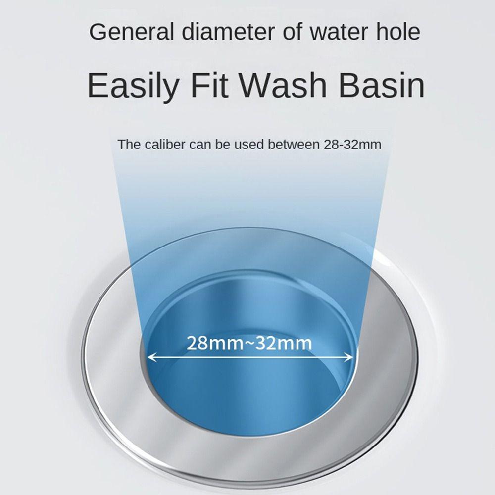 Выдвижной сливной фильтр из нержавеющей стали, ловушка для волос, аксессуар для ванной комнаты с отскоком сердечника для умывальника