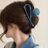 Dusty Blue Hair Jaw Clips Strong Hold Durable Plastic Cute Hair Clips for Women Girls Daily Styling Short Trips