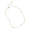 Color Mix Beads Necklace Nz1037