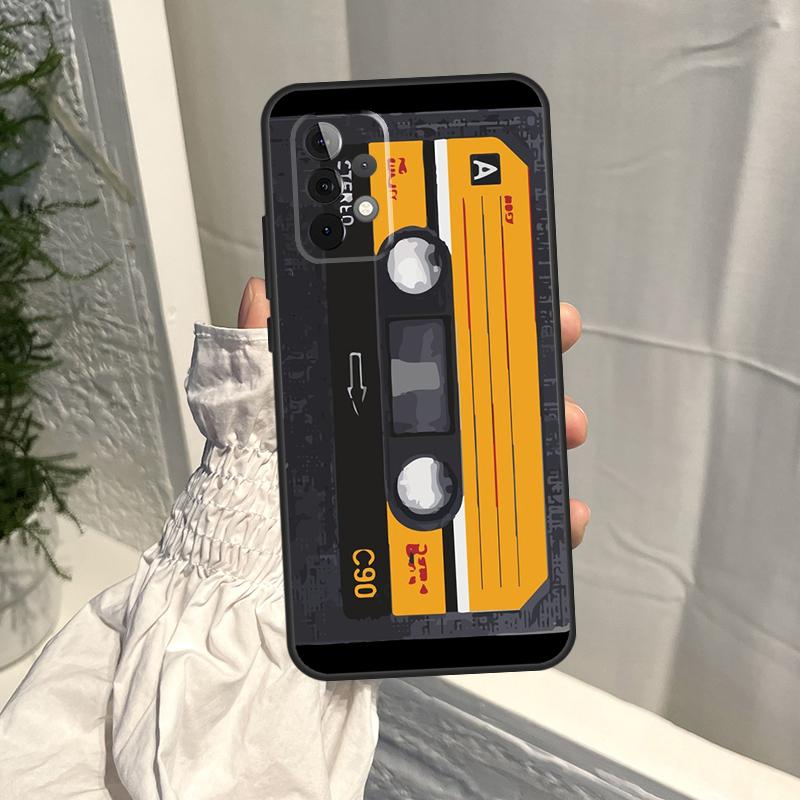 Ретро-кейс для VHS-кассеты для Samsung Galaxy A16 A36 A56 A06 A13 A53 A33 A23 A55 A35 A17 A54 A34 A14 A52 A32 A15