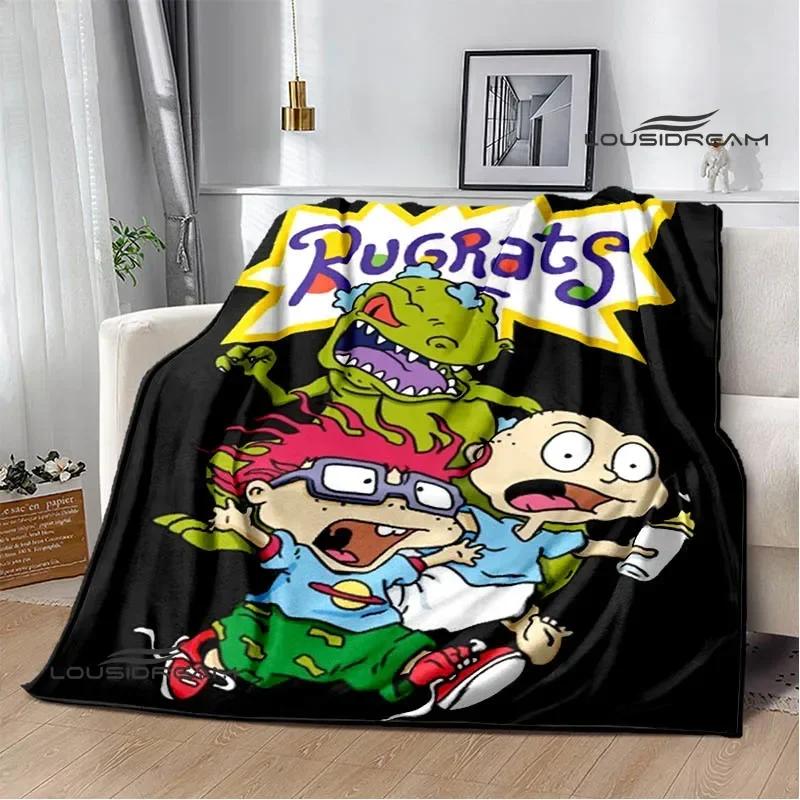 3D Мультфильм Rugrats Пледы Пикниковый плед пледы для кроватей Фланец Теплый плед Домашний дорожный плед постельные принадлежности подарок на день рождения