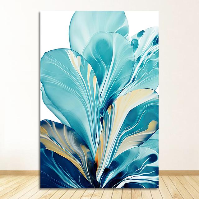 Настенная картина, картина на холсте, печать плакатов, настенные художественные фотографии, украшение для гостиной, цветок, большой лист, всплеск, абстрактная тема