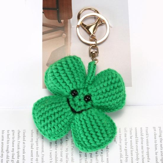 Вязаный кулон в форме сердца и цветка радужных цветов, связанный крючком из мягкой хлопковой нити, брелок для сумки, автомобильных ключей, рюкзака.