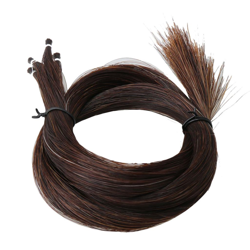 Волос для смычка скрипки Bstinay для замены струны смычкового инструмента, изготовлен из конского волоса хорошего коричневого цвета, аксессуар, волосы, тон, 83 см,
